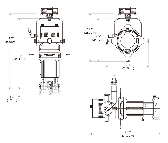 Cielux P3L Ellipsoidal Light