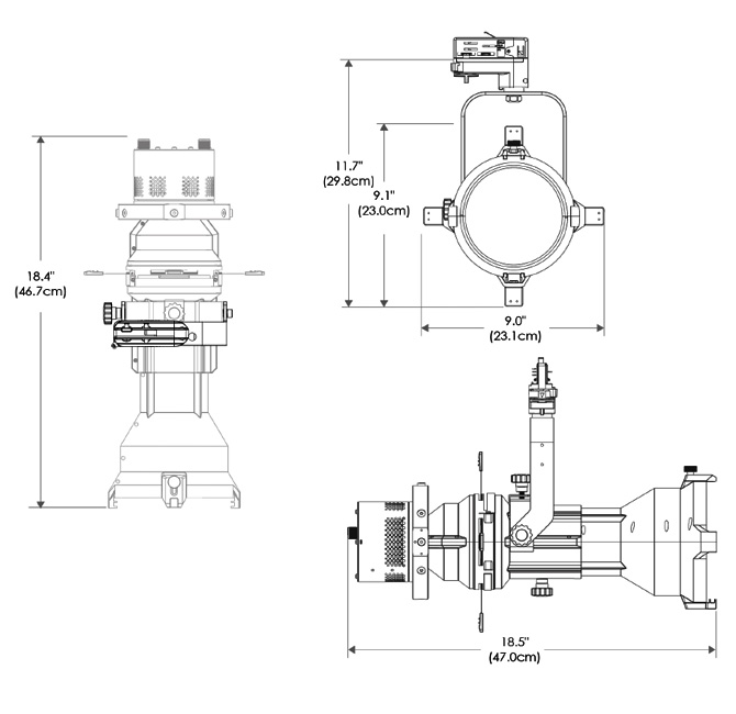 Cielux P3L Ellipsoidal Light