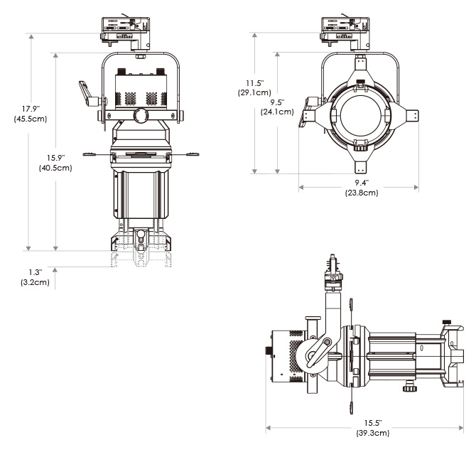 Cielux P3L Ellipsoidal Light